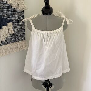 SOLD. A.P.C. White Camisole Top with straps